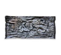 ZooPaul Décor de fond d'aquarium 3D 120 x 60 cm - Fond de terrarium - Rocher, roche, racine, structure Amazonas