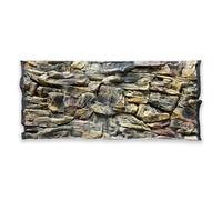 ZooPaul Fond d'aquarium 3D 120x60cm Arrière-plan Terrarium Roche Pierre Racine Structure Amazonienne NOUVEAU