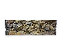 ZooPaul Fond d'aquarium 3D - Structure en pierre - 150 x 50 cm - Fond d'aquarium - Décoration pour terrarium