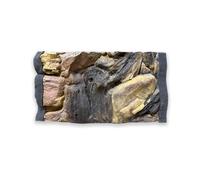 ZooPaul Paroi arrière 3D pour aquarium 50 x 30 cm - Fond de terrarium - Structure racine rocheuse Amazonas
