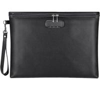 ZOOPIP - Porte-documents ignifuge avec serrure - 36,3 x 25,9 cm - Étanche et ignifuge - Avec fermeture éclair - Pochette de rangement pour documents format A4, espèces, téléphone portable, tablette,