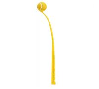 ZOOPIZ Lanceur de Balle pour Chien avec Balle Incluse - Jouet interactif Lance Balle Chien intérieur/extérieur - Poignée Ergonomique - Lance Balle pour Chien (Jaune)