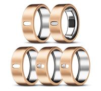 ZOOROO Lot de 5 coques compatibles avec Oura Ring Gen 4/Oura Ring Gen 3 Horizon/Heritage, charge de surport avec coque, protecteur anti-rayures en TPU pour bagues Oura pour homme et femme (taille 6)