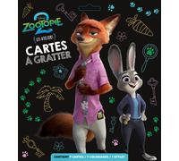 ZOOTOPIE 2 - Les Ateliers Disney - Pochette plate - Cartes à gratter - Collectif - Hachette Disney - Document jeunesse