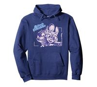 Zootopie Welcomes You Sweat à Capuche, Unisexe pour adultes, Bleu Marine, L