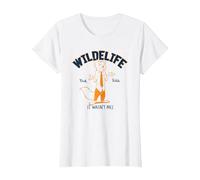 Zootopie Wildelife T-Shirt, Femme, Blanc, L