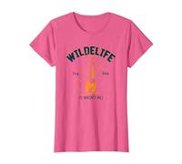 Zootopie Wildelife T-Shirt, Femme, Rose Chiné, L