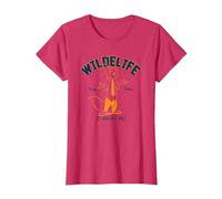 Zootopie Wildelife T-Shirt, Femme, Rouge Chiné, L