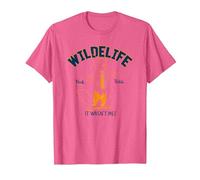 Zootopie Wildelife T-Shirt, Homme, Rose Chiné, L