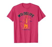 Zootopie Wildelife T-Shirt, Homme, Rouge Chiné, L