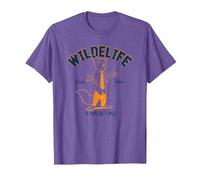 Zootopie Wildelife T-Shirt, Homme, Violet Chiné, L