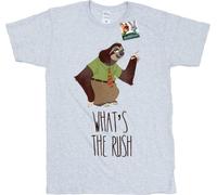 Zootropolis - "What's The Rush" T-shirt pour homme BI987 (L) (Gris chiné)