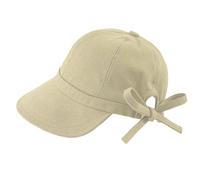 ZOOWMRALK Chapeaux de Soleil, Chapeau Paille, Plage, Seau Mode Printemps été Casquettes pêche Virsor nœud arrière pêcheur Dame Sport(Beige)