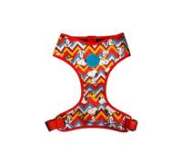 ZOOZ PETS Harnais de Corps pour Chien - Licences Officielles Peanuts - Matériau de qualité supérieure - Ajustement Confortable - Verrouillage Ferme - Variété de Tailles et de Couleurs (S, Zigzag)