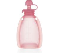 ZOPA Pochette rechargeable en silicone pour aliments pour bébés, rose transparent