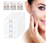 ZOPJUMA 120 Pièces Face Lift Tape, Autocollant Lifting Visage, Patch Lifting Visage, Face Lift Patch, Tape Face Lift, Patchs de Levage de Visage Invisibles,V-Forme Face Lift Bande Maquillage Face