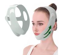 ZOPJUMA Bandeau Double Menton Réutilisable,Bande de Serrage du Menton en Forme de V,Convient à toutes les formes de visage,vert