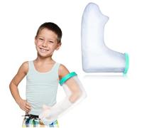 ZOPJUMA Protège Platre Protection Étanche pour Bras Enfant, Protection étanche pour les Blessures,les Brûlures, les Mains, les Bras, les Coudes lors de la Baignade, Matériau en PVC Durable