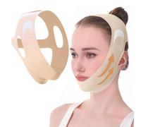 ZOPJUMA Réutilisable Masque En Forme De V, Ceinture de lifting facial, pour Femmes Menton Lifting Raffermissant,couleur