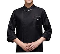 Zopmopae Manteau de Chef personnalisé à manches longues chemise de Chef uniforme de cuisine de Service alimentaire personnalisé veste de Chef pour hommes femmes