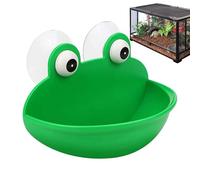 Zopoee Porte-vaisselle en forme de grenouille - Porte-savon en plastique - Jolie boîte à éponge murale en forme de grenouille - Accessoire pour réservoir de grenouille - Pour crapaud, grenouille et