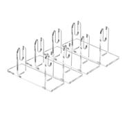 Zopoee Support pour Éventail, 4 Pc Support De Ventilateur Pliant Chinois Organisateur, Pratique Base Daffichage du Ventilateur À Main Porte-éventail À La Main Supporter