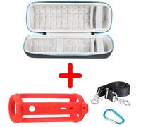 ZOPRORE-Sacs de voyage élaborées pour l'extérieur,boîte de rangement,étui en silicone souple pour JBL Flip 6,haut-parleur Bluetooth,étui JBL Flip6 - Type Red