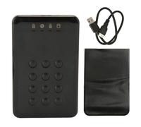 Zopsc Clé USB cryptée, clé USB sécurisée cryptée, boîtier portable crypté, authentification PIN, chiffrement en temps réel, robuste et étanche.