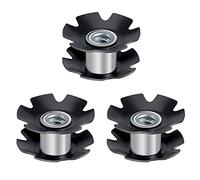 ZoraYorce 3pcs VTT Vélo Attrapeur 28.6mm Fourche Avant Vélo Tube Guidon Casque Écrous Étoile