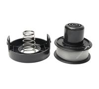 ZoraYorce Bobine et capuchon Combo 20 ft String Trimmer Bobines de rechange avec capuchon et ressort Weed Eater Pièces de rechange pour Black and Decker ST4500 ST5000 GE60