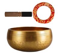 ZoraYorce Bol chantant tibétain, pour méditation, yoga, méditation, bol chantant (D)