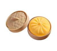 ZoraYorce Boulettes géantes à paillettes - Jouet à presser - Jolies boulettes arc-en-ciel - Boîte de cuisson à la vapeur - Jouets de pâte souples - Cadeaux de fête pour adultes et enfants