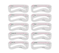 ZoraYorce Bricolage Dessin Sourcils Mode d'emploi Outils de beauté Autocollants Accessoires cosmétiques