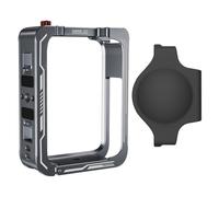 ZoraYorce Cage à lapin, cadre de protection sûr avec chaussure froide, cage en métal, pare-soleil, caméra d'action, cage à lapin pour caméra d'action panoramique Osmo 360