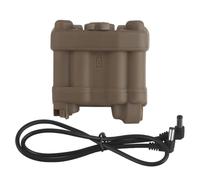 ZoraYorce Casque réglable NVG Sac à batterie - Modèle factice - Modèle réaliste de stockage de batterie - Étui pour batterie - Étui pour batterie PVS31, kaki, Décontracté