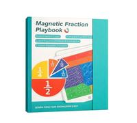 ZoraYorce Hands On - Planche magnétique de fractions - Jeu de puzzle | Aide à l'enseignement des mathématiques visuelles pratiques, manipulatives pour la pratique de tri des ruptures et de