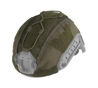 ZoraYorce Housse de casque d'entraînement haute pour WOSPORT Fast SF avec câble élastique (vert foncé)