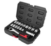 ZoraYorce Lot de 17 clés à cliquet résistantes à l'usure - Adaptateur de clé à cliquet multifonction - Outil de réparation de voiture