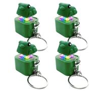 ZoraYorce Lot de 4 porte-clés rechargeables en forme de grenouille avec