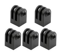 ZoraYorce Lot de 5 mini adaptateurs de trépied en alliage d'aluminium 1/4" pour Hero 13 12 11 10 9 8 7 6 5 4