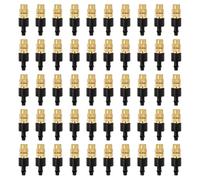 ZoraYorce Lot de 50 buses de pulvérisation en laiton - Tête d'arrosage réglable pour arrosage de jardin