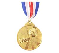 ZoraYorce Médailles de football or bronze médailles de récompense avec collier médailles de vainqueur en métal médailles de sport pour la célébration des compétitions sportives