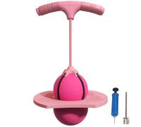 ZoraYorce Pogo Jumper avec poignée et pompe (rose)
