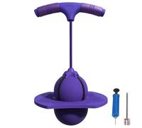 ZoraYorce Pogo Jumper avec poignée et pompe (violet)
