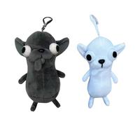 ZoraYorce Porte-clés Chihuahua - Chien réaliste avec clip - Pendentif mignon pour sac - Accessoire de voiture - Cadeau pour femme, homme, enfant et ami