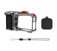ZoraYorce Pour appareil photo Insta360 ACE Pro/2 à libération rapide Cage à lapin avec capuchon d'objectif Caméra d'action ergonomique Cage anti-chute Automne Poignée confortable Cadre Street Photo