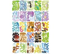 ZoraYorce Puzzle en papier créatif 3D à faire soi-même, kit de puzzle intelligent en papier pour l'éducation précoce, jouet de montage pour la salle de t le plaisir familial (insectes)