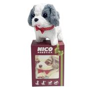 ZoraYorce Robot Dog Realistics Lot de 2 robots chiots qui agissent comme un vrai chiot adulte Ai Robotic Dog My Realistic Robot Puppy pour adultes, marche, barking, trail Wagging