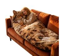 ZoraYorce Sac de couchage pour chat pour personnes - Sac de couchage confortable et doux - Parfait pour le camping et pour une sieste l'après-midi - Sac de couchage adulte 80 x 175 cm