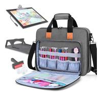 ZoraYorce Sac de rangement pour accessoires de peinture diamant, kits de broderie, outils de peinture, projets de broderie, fils et accessoires